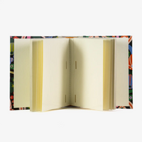 Fotoalbum / H15xB10cm / 30 Folientaschen / Offset / botanisch Bunt auf Schwarz