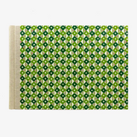 Blaupause-Fotolbum-24x35cm-Rauten-gruen-60-Seiten-cover-von-vorn_