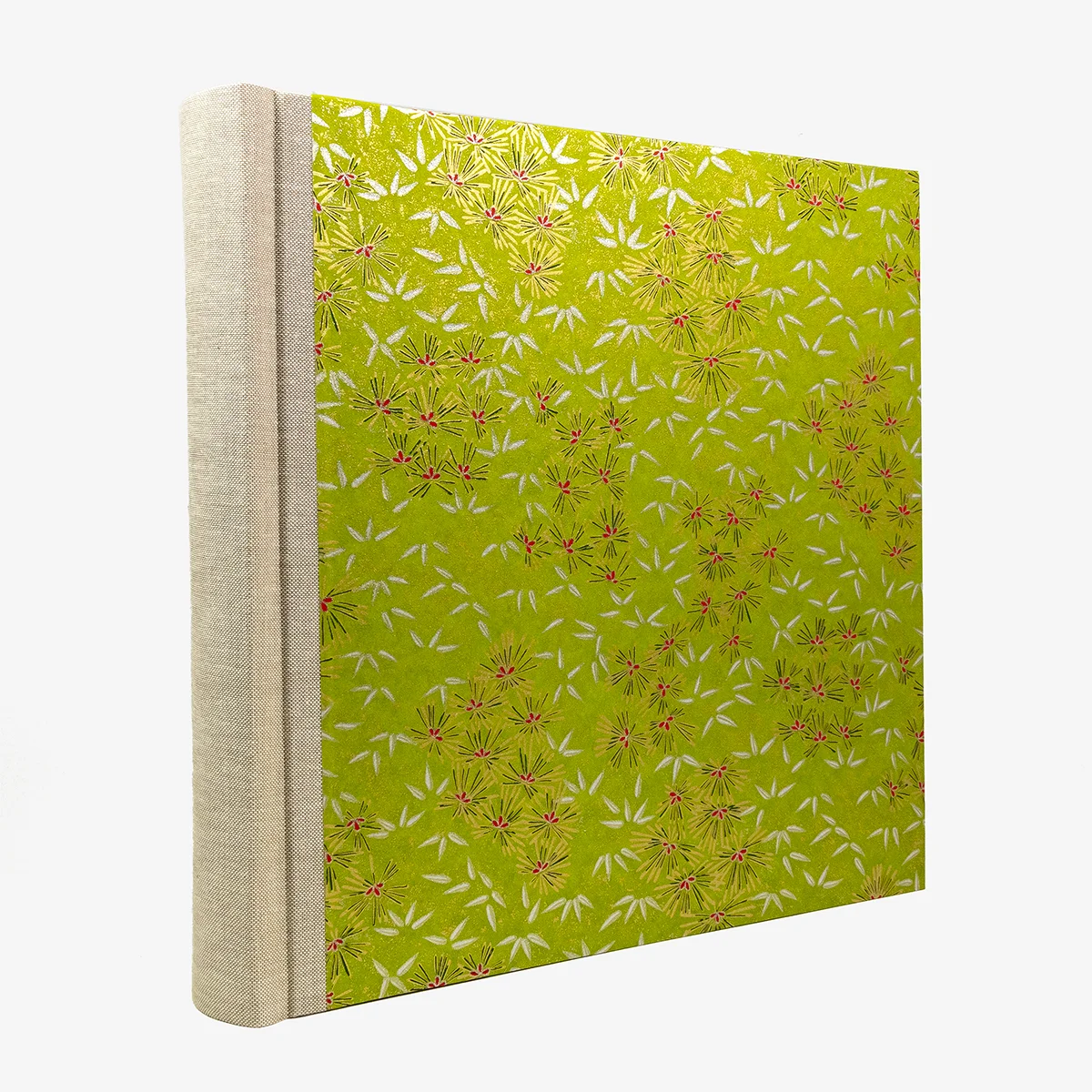 Blaupause-Fotolbum-30x30cm-Kiefern-Gold-100-Seiten-cover-Seitlich-von-hinten