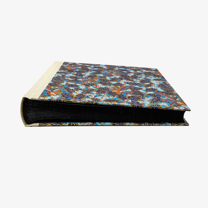 Blaupause-Fotolbum-30x30cm-Monstera-blau-100Seiten-cover-Liegend