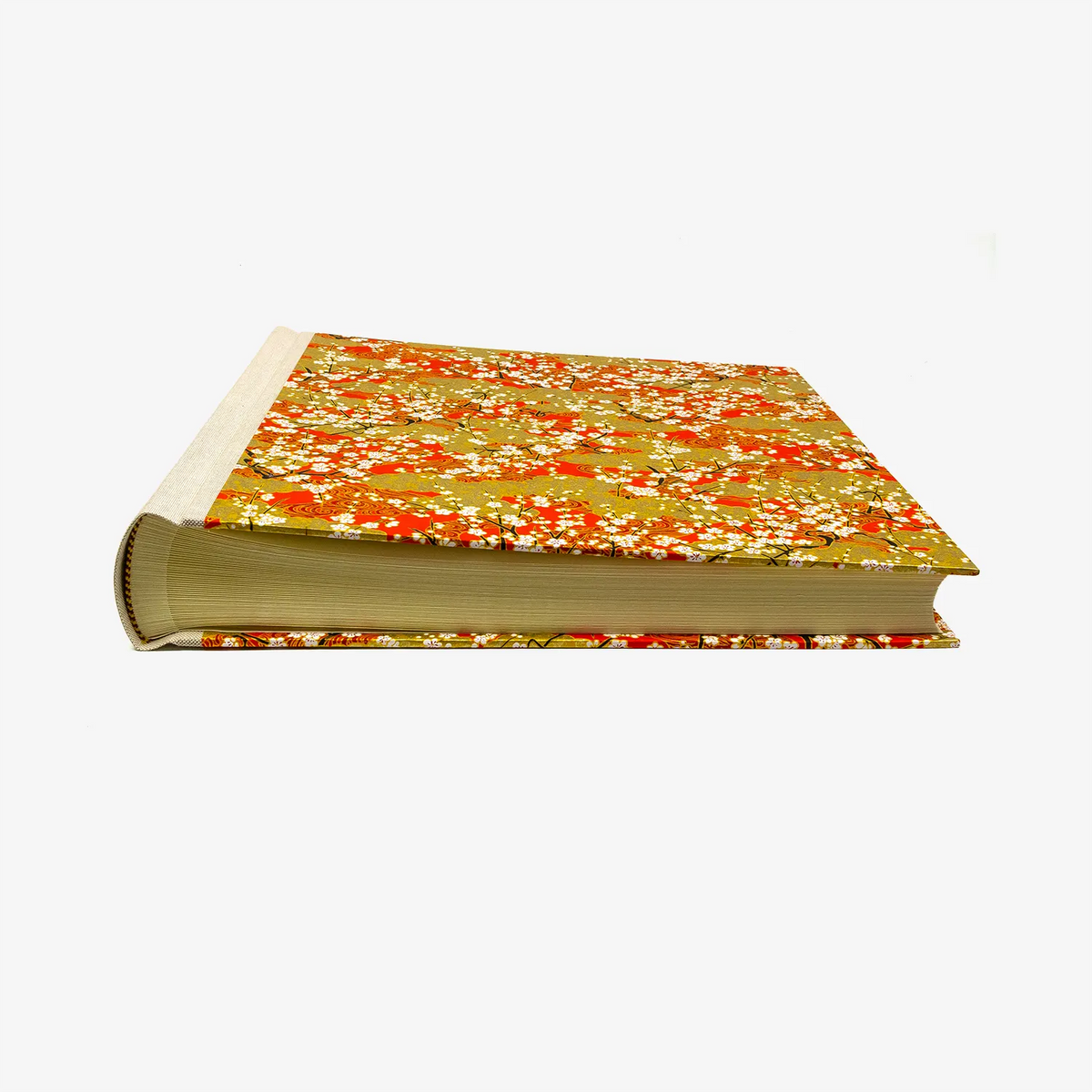 Blaupause-Fotolbum-30x30cm-Sakura-auf-goldenen-Wolken-und-rotem-Wasser-100-Seiten-cover-liegend