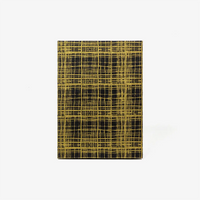 Blaupause-Leporello-mit-Lokta-bezogen-Motiv-Gaze-gold-Fotokarton-innenschwarz-cover-von-vorn