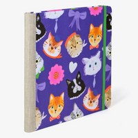 Blaupause-Skizzenbuch-21x21cm-Lineatur-blanko-96-Blatt-bezogen-mit-Offsetpapier-Katze-Seitlich-Von-hinten