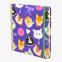 Blaupause-Skizzenbuch-21x21cm-Lineatur-blanko-96-Blatt-bezogen-mit-Offsetpapier-Katze-Seitlich-Von-vorn