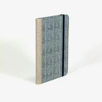 Blaupause-Wochenplaner-12x16_5cm-mit-Lokta-Striche-blau-auf-blau-Produktansicht-seitlich-von-hinten-1