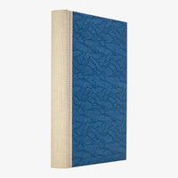 Fotoalbum / H30xB23cm / 60 Seiten / Chiyogami,Traditional - Nami - Welle blau auf blau