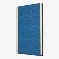 Fotoalbum / H30xB23cm / 60 Seiten / Chiyogami,Traditional - Nami - Welle blau auf blau