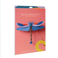 Blue Dragonfly Big / 3D Objekt / Wanddekoration