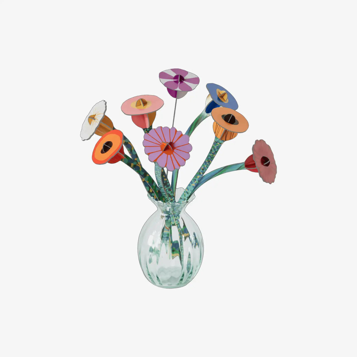 BlumenstrausausPapier-Klimt_s-Garden-aufgebaut-in-einer-Vase-1