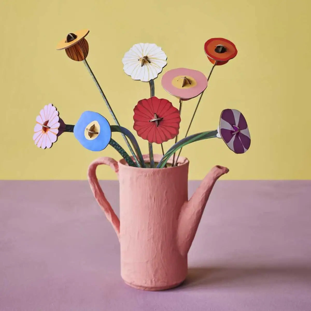 BlumenstrausausPapier-Klimt_s-Garden-aufgebaut-in-einer-Vase-2