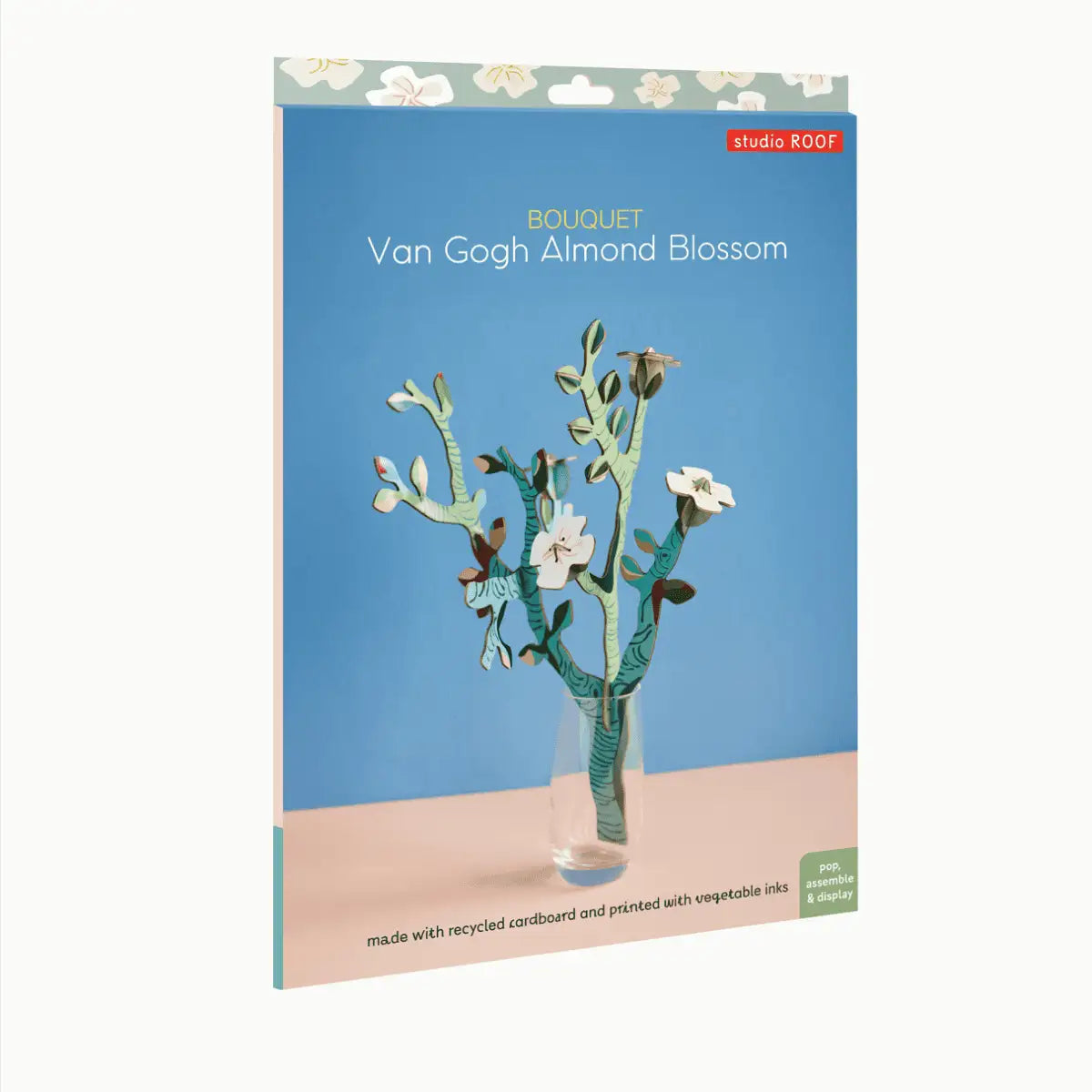 Van Gogh Almond Blossom / 3D Blumenstrauß aus Karton