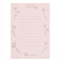 Briefset-25-teilig-Flower-Color-Washi-Paper-Pink-16-blaetter-8-umschlaege-1Mappe-Produktansicht-Briefpapier