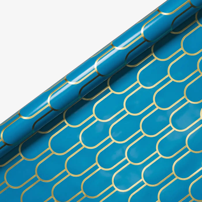 Brighton-Art-Deco-Foiled-Roll-Geschenkpapierrolle-3-Meter-lang-aufgerollt-produktansicht-1