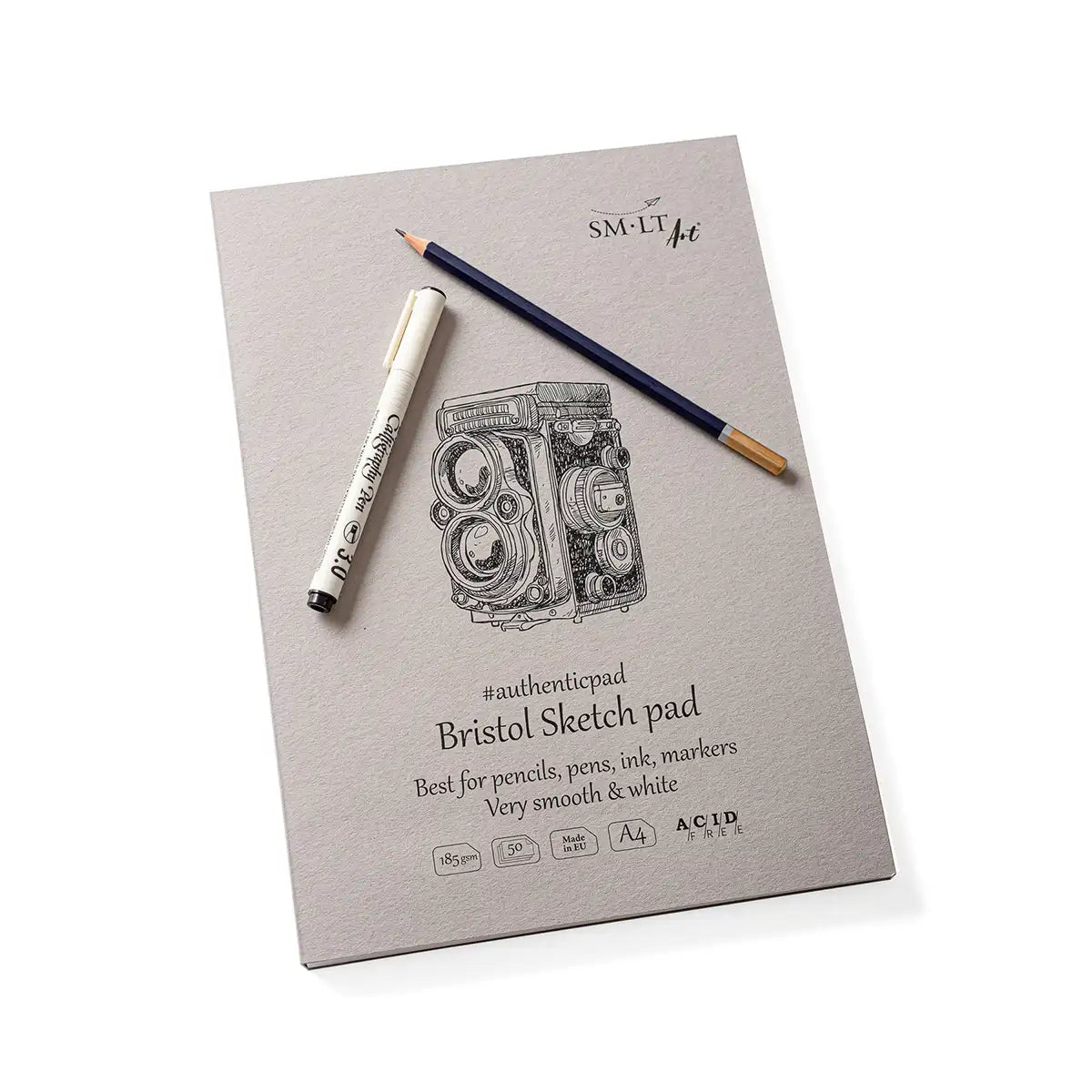 Bristol Sketch Pad / A4 / 185 grm²/ 50 Blatt / weiß