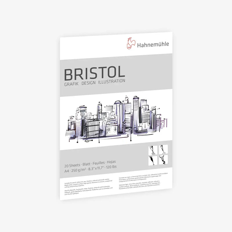 Bristol-Skizzenbloc-Format-A4-250grm-20Blatt-cover-produktansicht-vorn