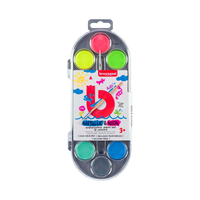 Bruynzeel-Wasserfarben-Malset-Metalic-und-Neon-fuer-Kinder-12-Farben-mit-Pinsel-Wasserfarbenkasten-Produktansicht-vorn-1