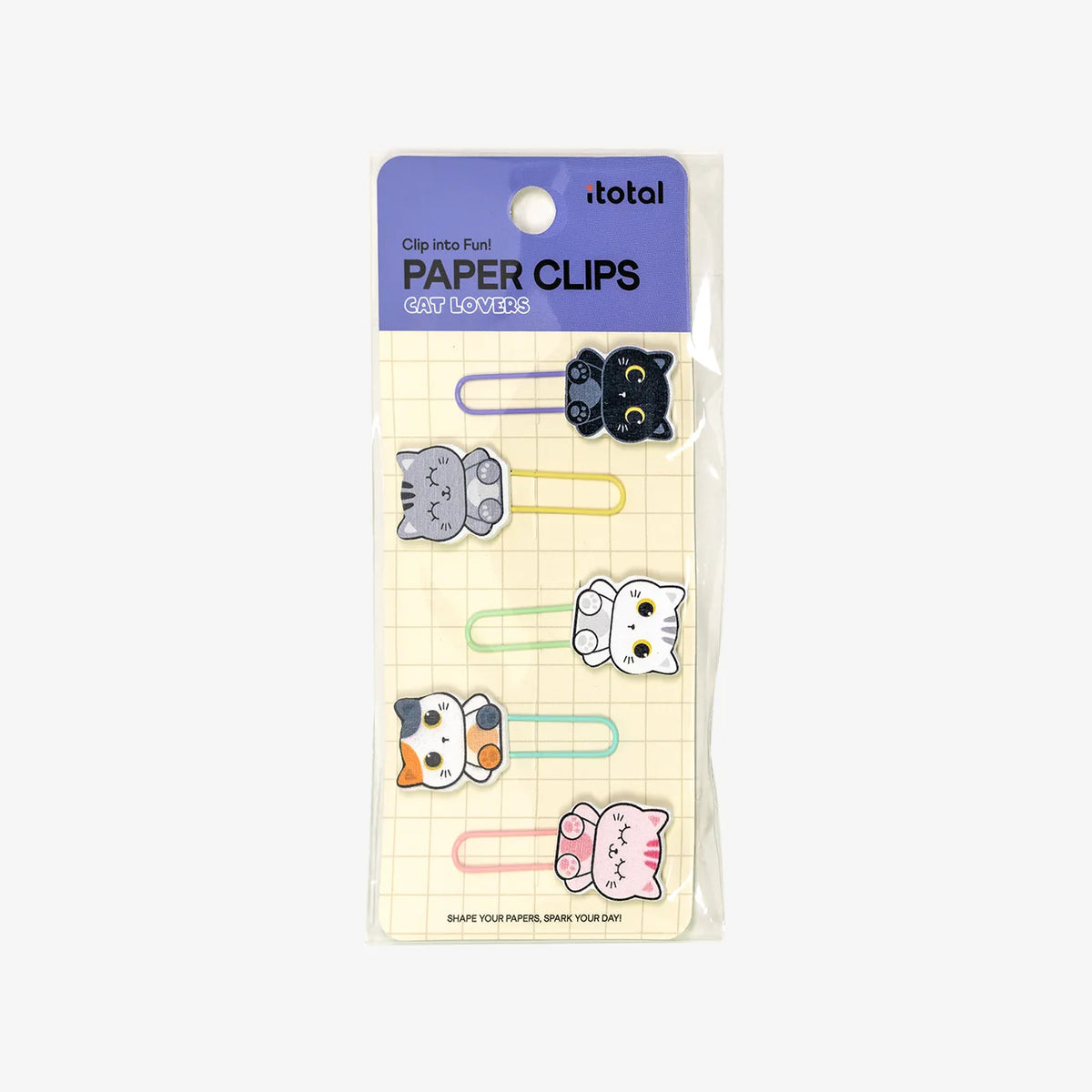 Paper Clips | Clip into fun | Cat Lovers | 5er Set