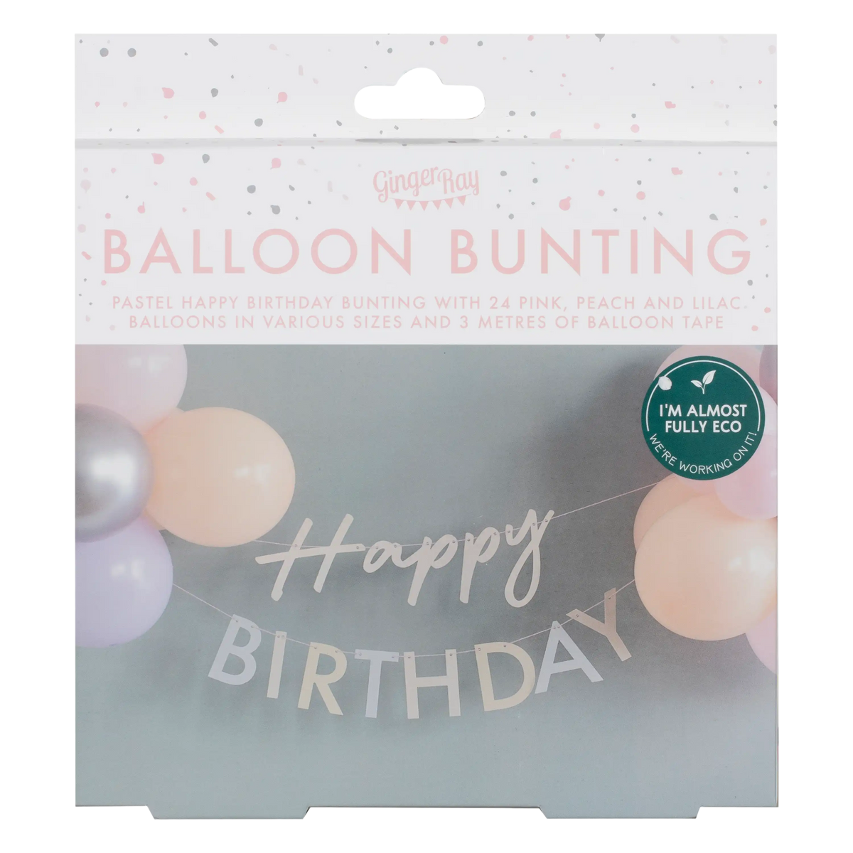 Bunting / Happy Birthday with Balloons