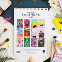 CAts-in-Art-Katzenkalender-A4-spiralgebunden-350grm-PApier-digitaldruck-Cover-Hinten-1
