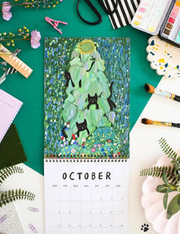 CAts-in-Art-Katzenkalender-A4-spiralgebunden-350grm-PApier-digitaldruck-Cover-Oktober-1