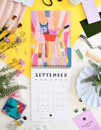 CAts-in-Art-Katzenkalender-A4-spiralgebunden-350grm-PApier-digitaldruck-Cover-September-1