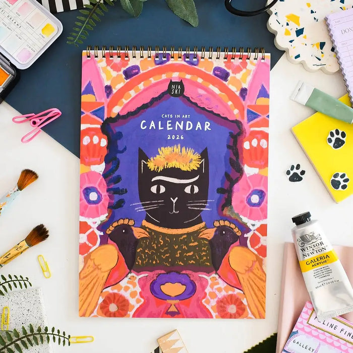 CAts-in-Art-Katzenkalender-A4-spiralgebunden-350grm-PApier-digitaldruck-Cover-vorn-1