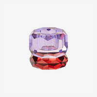 CB301.957.153-Candle-holder-Kerzenstaender-Kristallhalter-bordeaux-lilla-4_5x4_5x4_5cm-1
