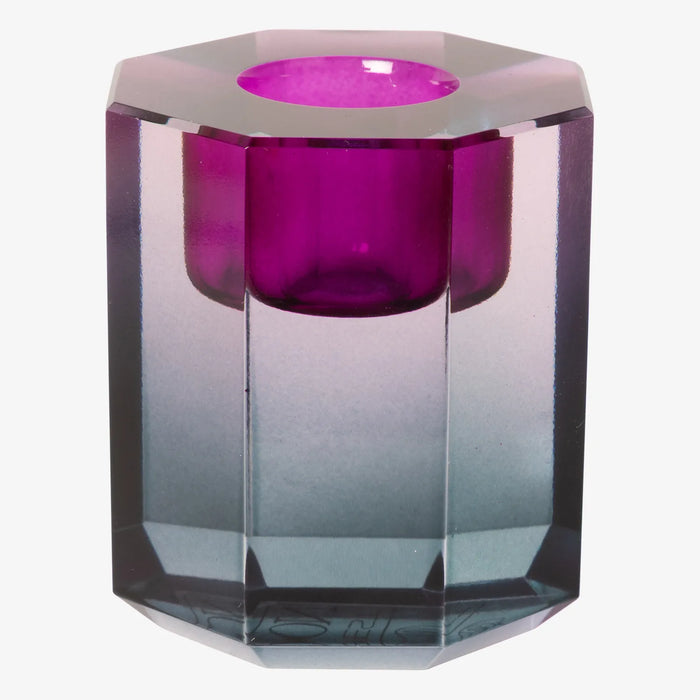 CB301.965.174-Candle-holder-Kerzenstaender-Kristallhalter-petrolombre-6x5x5cm-2