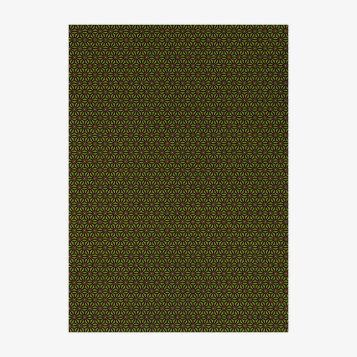Chiyogami-Papier-554C-Ashanoa-Muster-gruen-braun-Ausschnitt-2