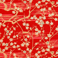 Chiyogami-Papier-746C-Kirschblueten-rot-Ausschnitt-1