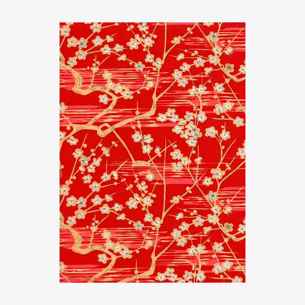 Chiyogami-Papier-746C-Kirschblueten-rot-Ausschnitt-2