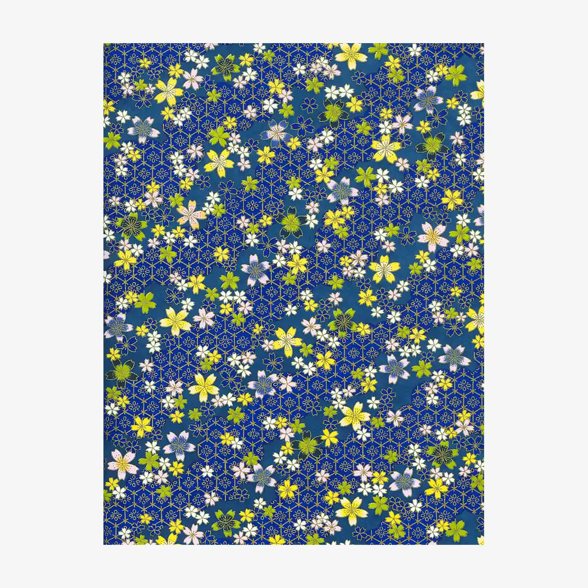 Chiyogami-Papier-Botanical-1073C-Flower-Pattern-blue-n01-Ausschnitt-2