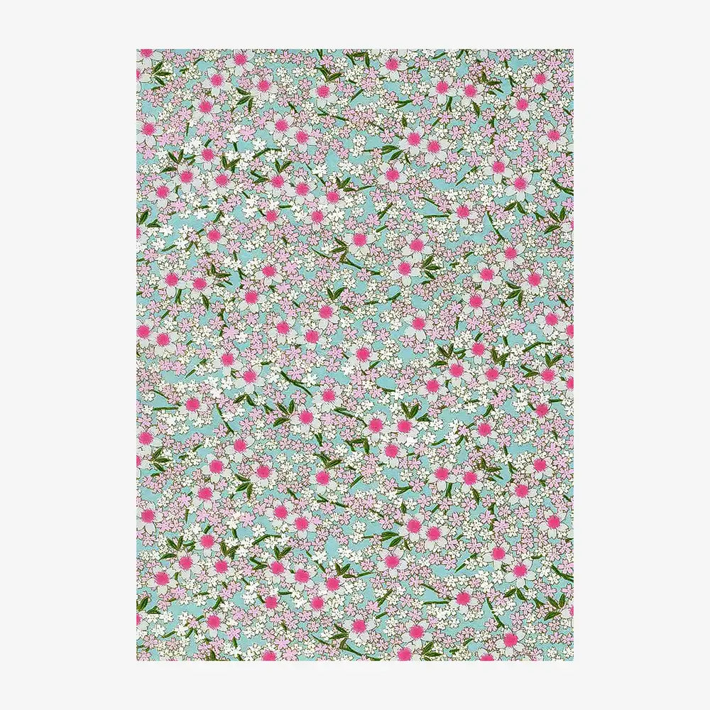 Chiyogami-Papier-Floral-Bogen-840C-Blumen-Ausschnitt-2