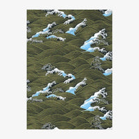 Chiyogami-Papier-Traditional-1071C-Konami-gold-weiss-blau-auf-schwarz-Ausschnitt-2