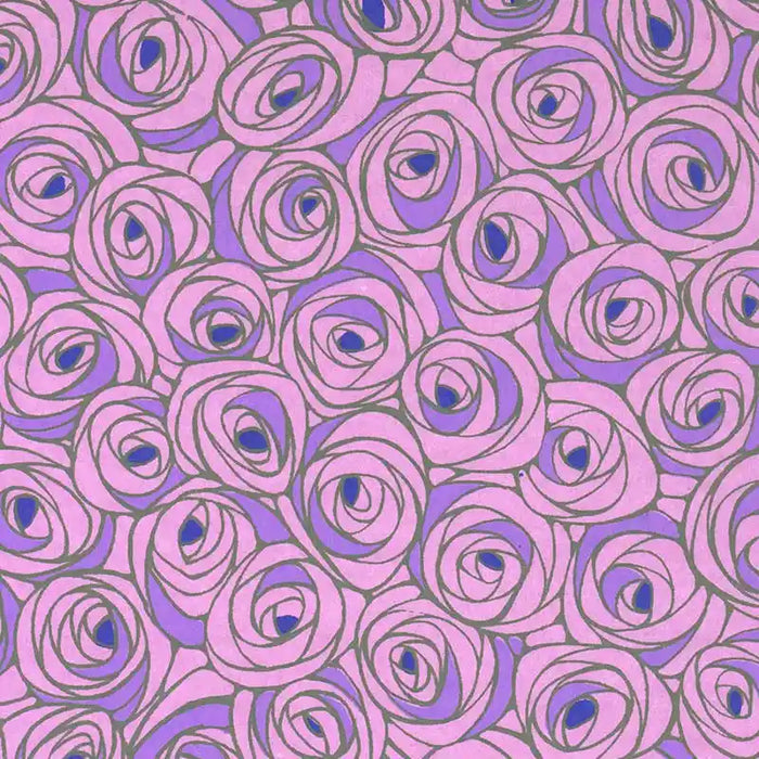 Chiyogami-Papier-floral-376C-Blume-Pink-purple-Ausschnitt-3