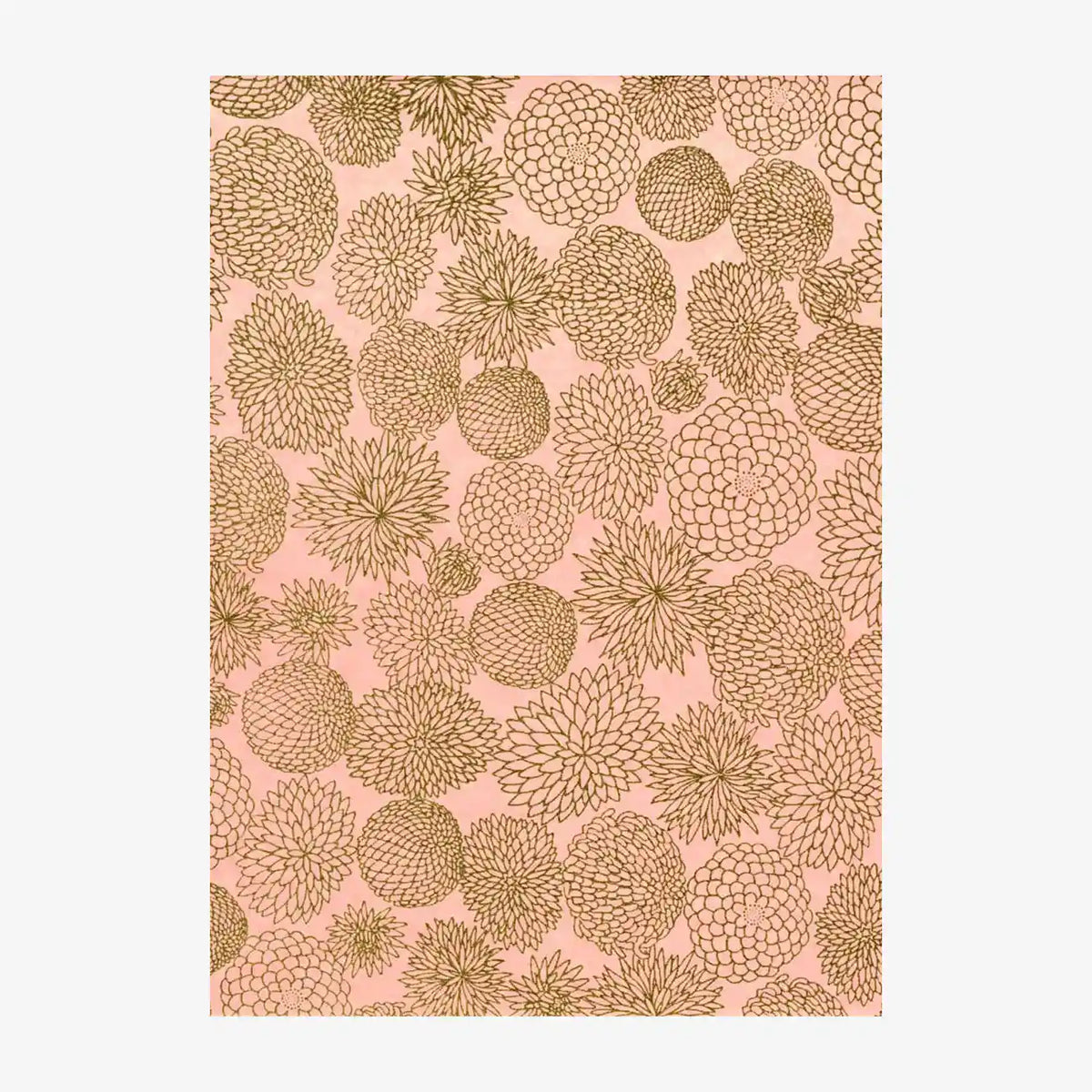 Chiyogami-Papier-floral-903C-Chrysathemen-gold-Pink-Ausschnitt-2