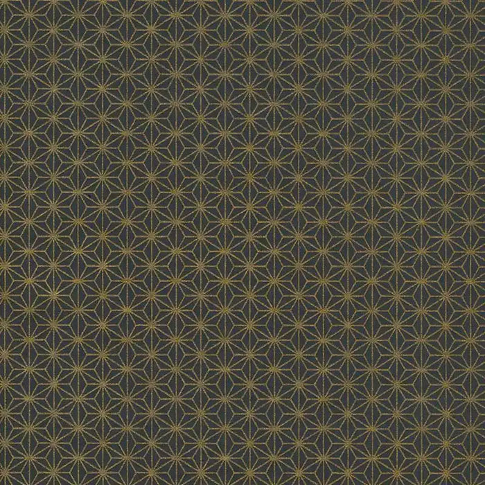 Chiyogami Papier | geometrisch | Bogen 1019C - Ashanoa/Kupfer/schwarz