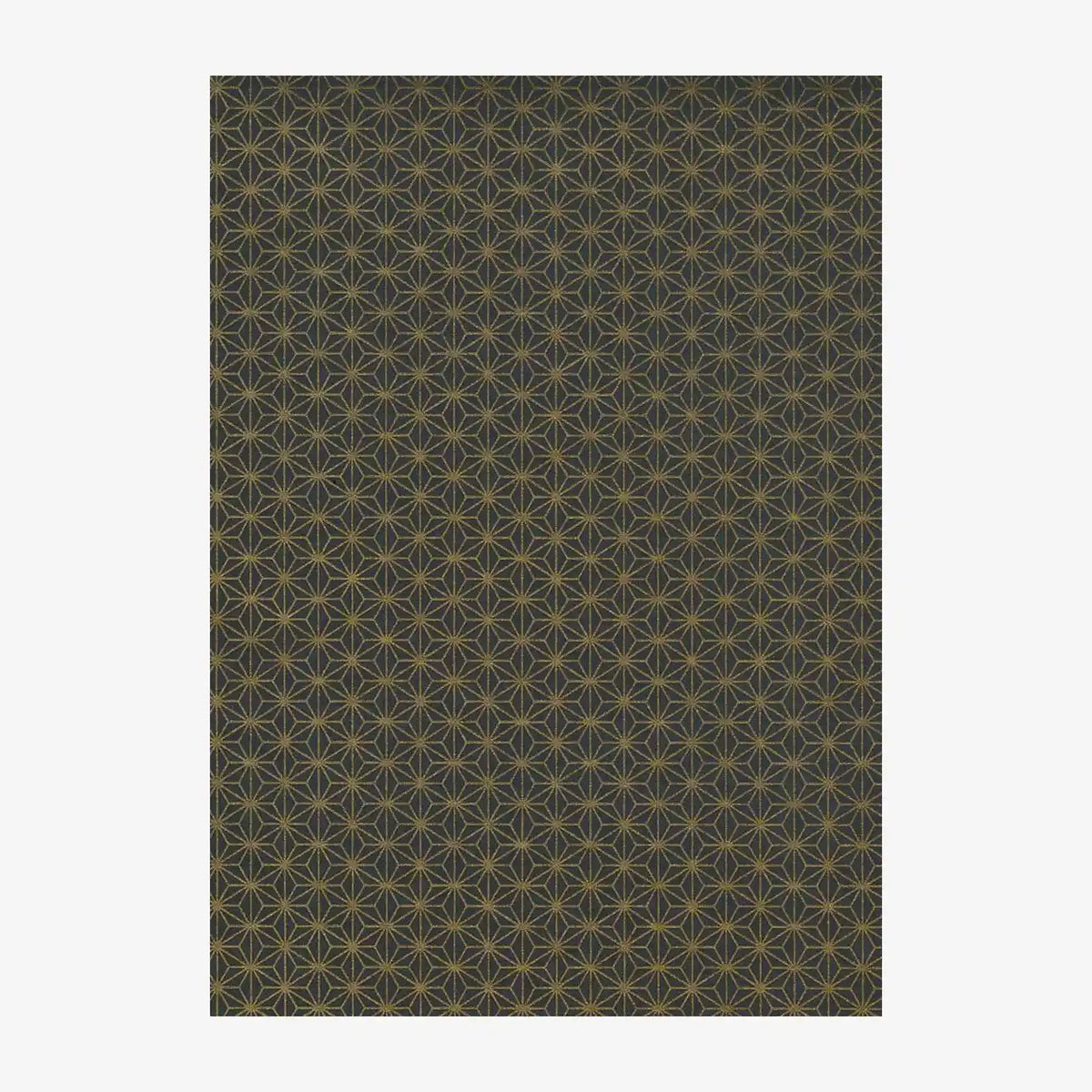 Japanese Paper place | Chiyogami Papier | geometrisch | Bogen 1019C - Ashanoa/Kupfer/schwarz