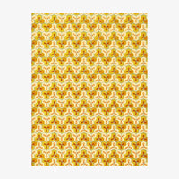 Japanese Paper place | Chiyogami Papier | Geometrisch | Bogen 1084C - Bienenwabenmuster-gold-kupfer-silber
