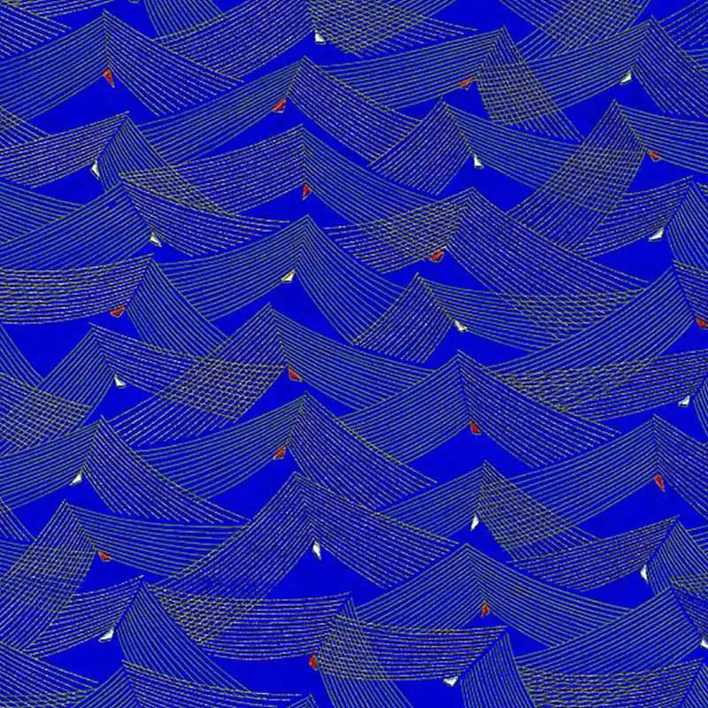 Chiyogami-Papier-geometrisch-918C-Saitenspiel-blau-Ausschnitt-1