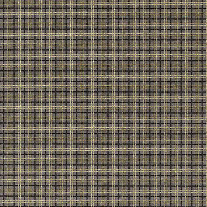 Japanese Paper place | Chiyogami Papier | geometrisch | Bogen 921C - Karos - Gold/Anthrazit/grau