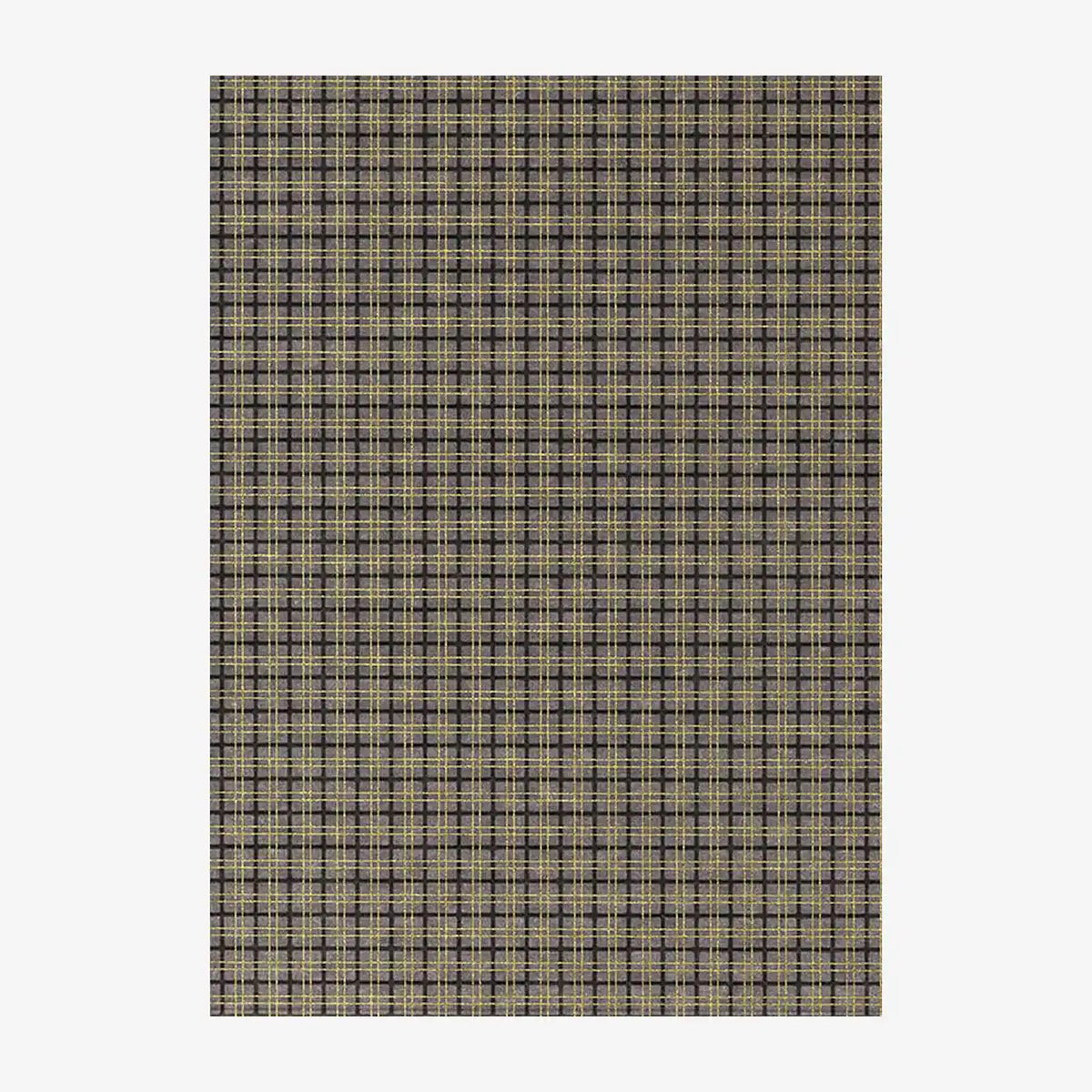 Japanese Paper place | Chiyogami Papier | geometrisch | Bogen 921C - Karos - Gold/Anthrazit/grau