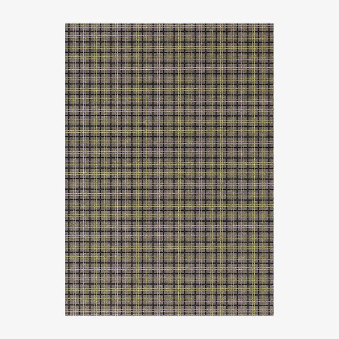 Japanese Paper place | Chiyogami Papier | geometrisch | Bogen 921C - Karos - Gold/Anthrazit/grau