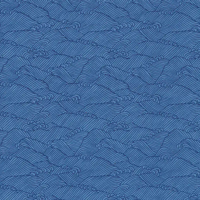 Chiyogami-Papier-traditional-1035C-Konami-blau-blau-Ausschnitt-1