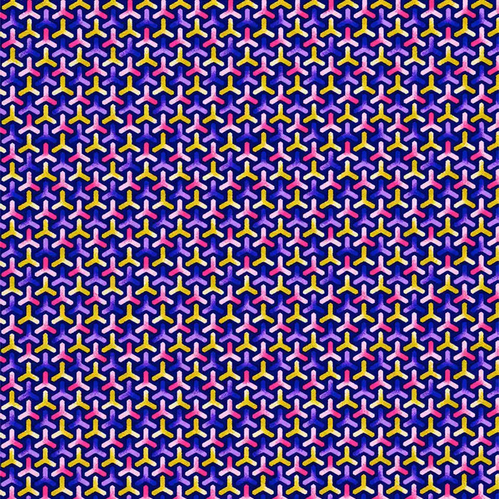 Chiyogami-Papier-traditional-Bogen-1094C-Flechtmuster-purple-Pink-Ausschnitt-1