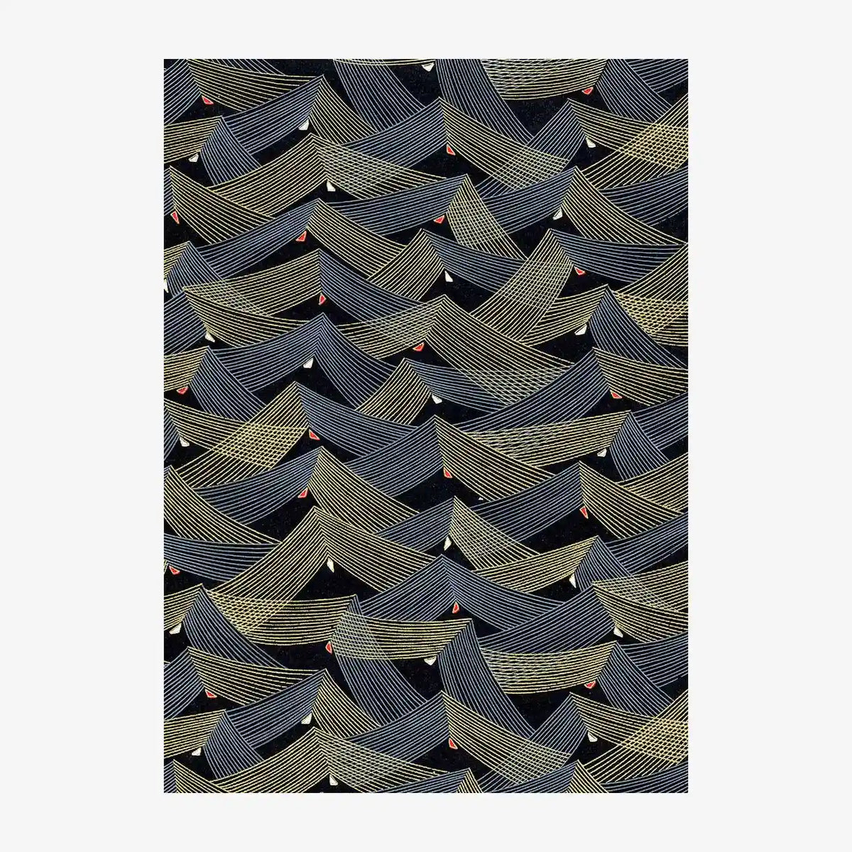 Chiyogami-Papier-traditionl-642C-Saitenspiel-schwarz-Ausschnitt-2