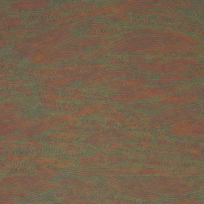 Chiyogami-Papier-tradtional-471C-Wasser-orange-gelb-auf-anthranzit-Ausschnitt-1