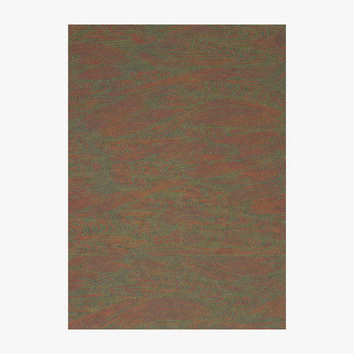Chiyogami-Papier-tradtional-471C-Wasser-orange-gelb-auf-anthranzit-Ausschnitt-2