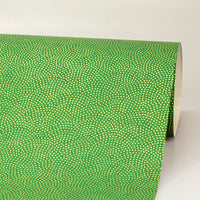 Chiyogami / Traditional - Haifischhaut / gold-green