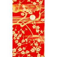 Chiyogami / Floral - Kirschblüten -rot